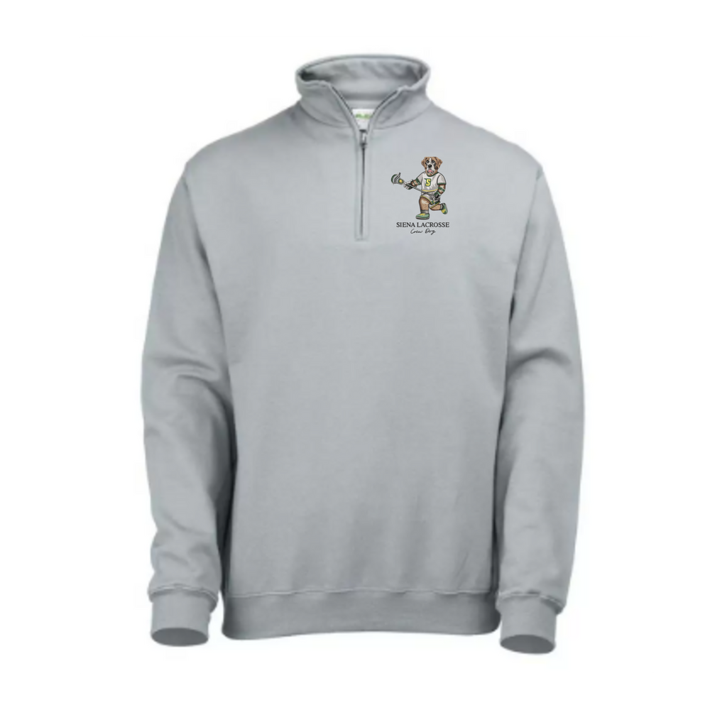 
                      
                        Siena Men's Lacrosse Quarter-Zip Crewneck
                      
                    