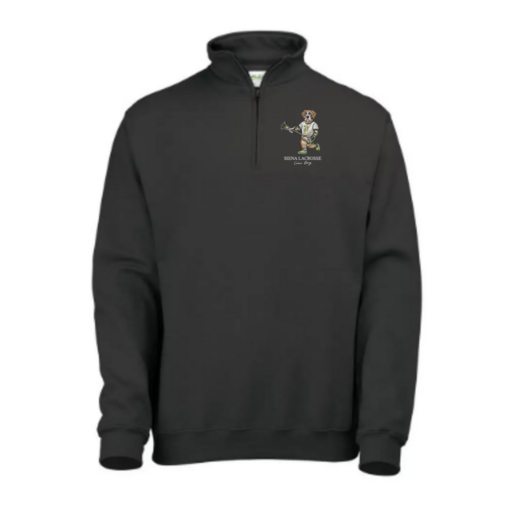 
                      
                        Siena Men's Lacrosse Quarter-Zip Crewneck
                      
                    