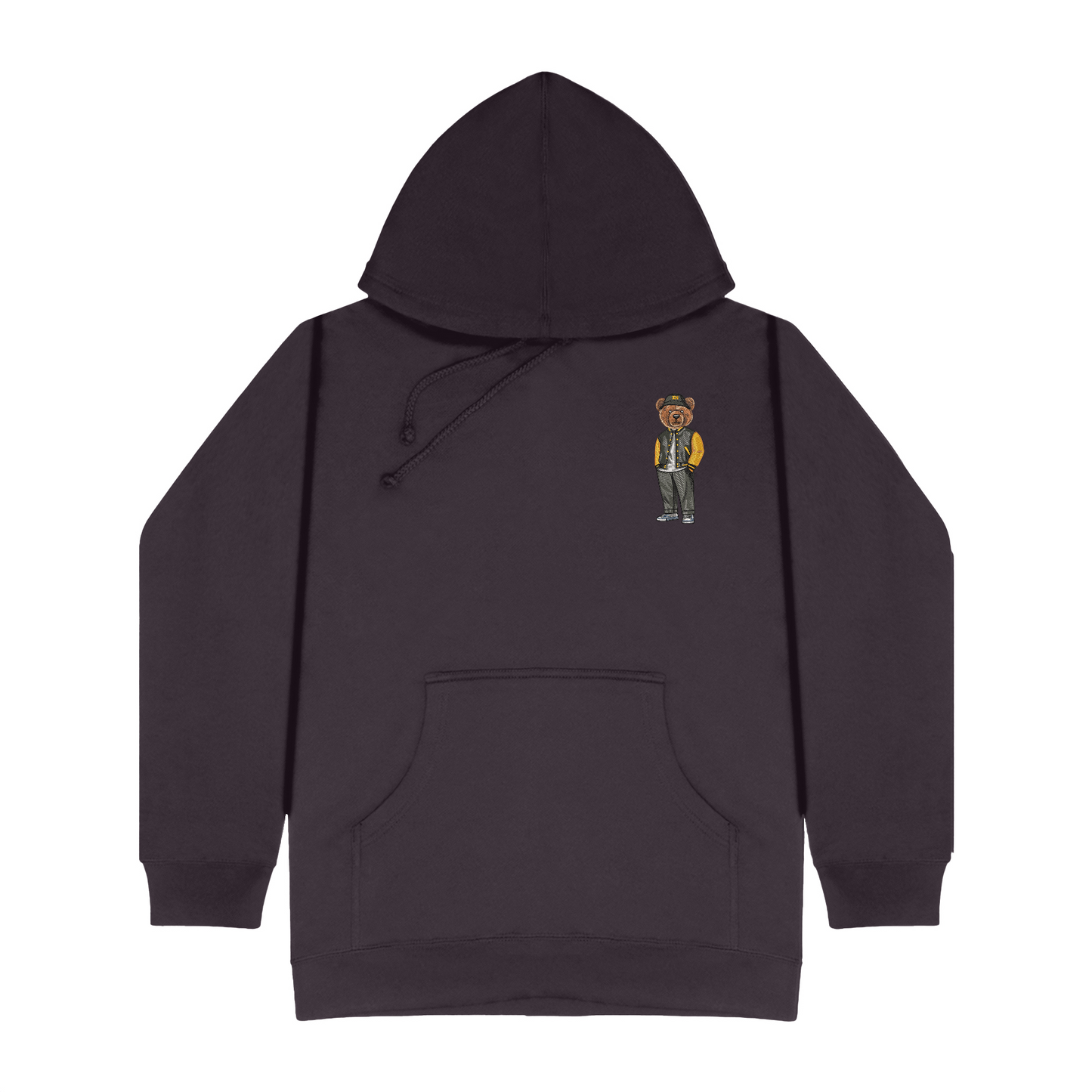 Sigma Nu Bear Bucket Hat Embroidered Hoodie