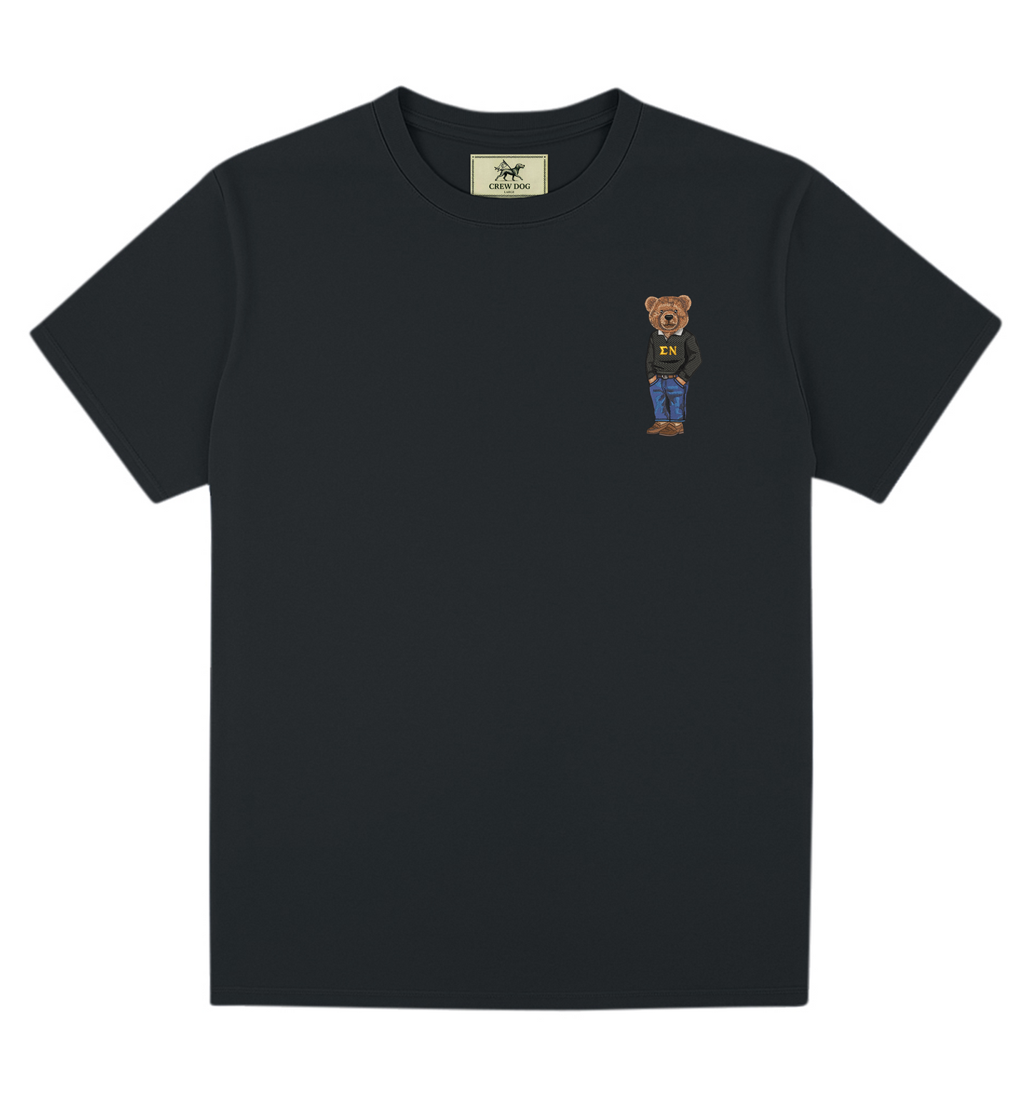 Sigma Nu Bear Original Embroidered Tee