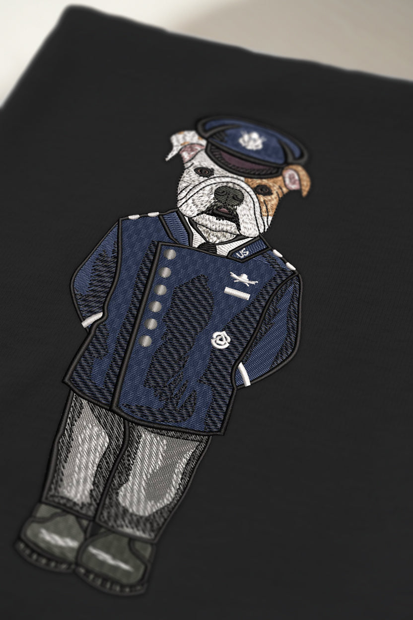 Space Force Dress Blues Embroidered Tee