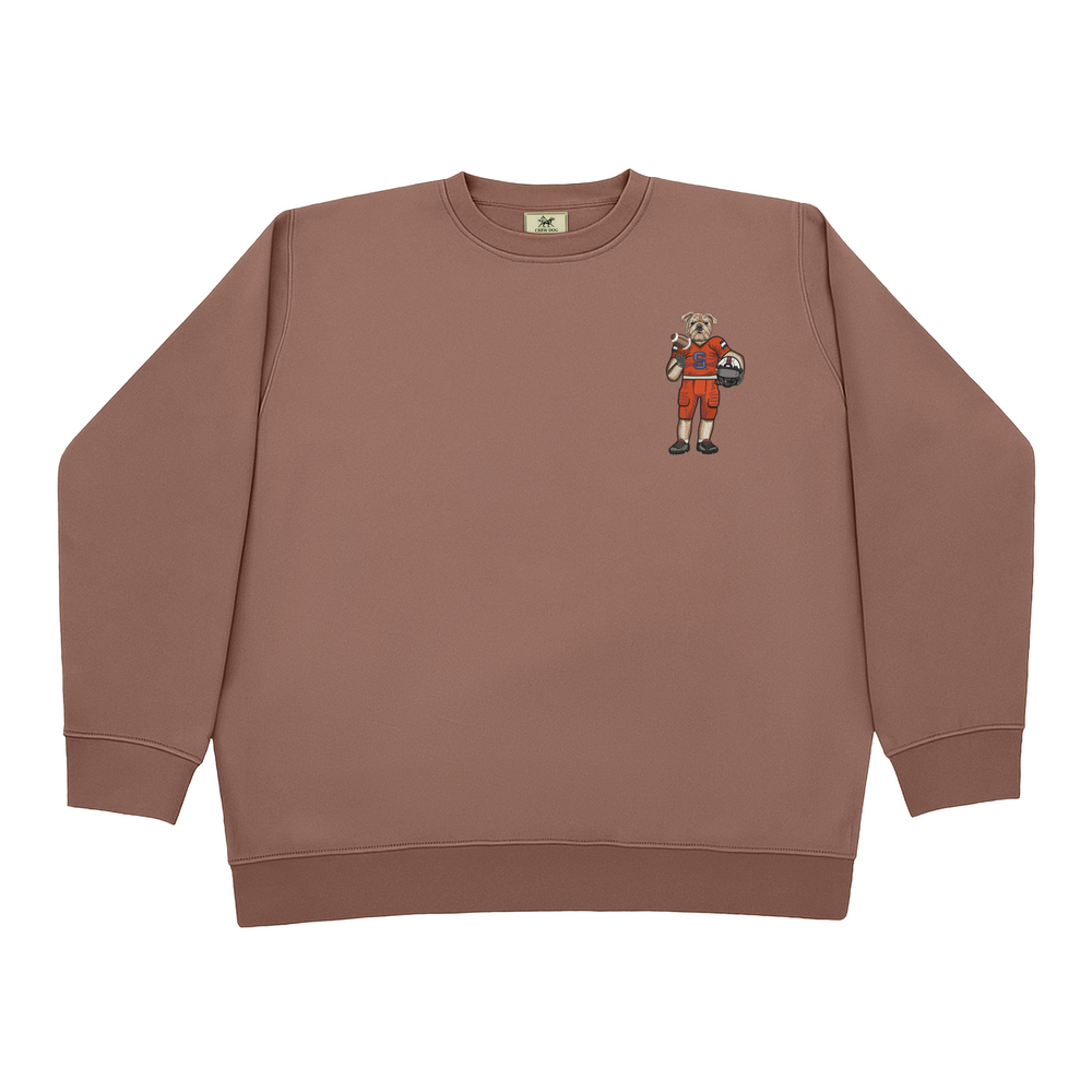
                      
                        Syracuse University Football Embroidered Crewneck
                      
                    