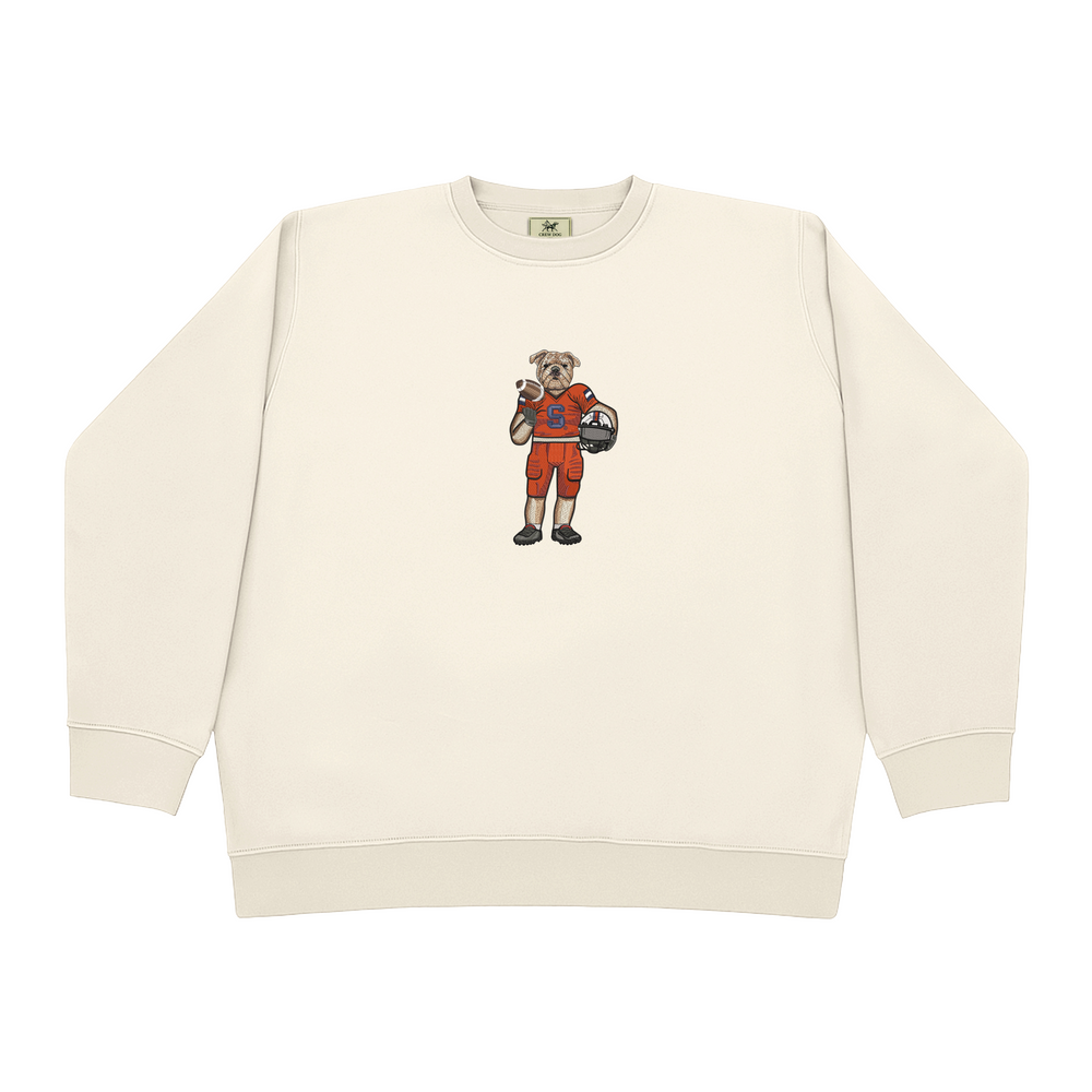
                      
                        Syracuse University Football Embroidered Crewneck
                      
                    