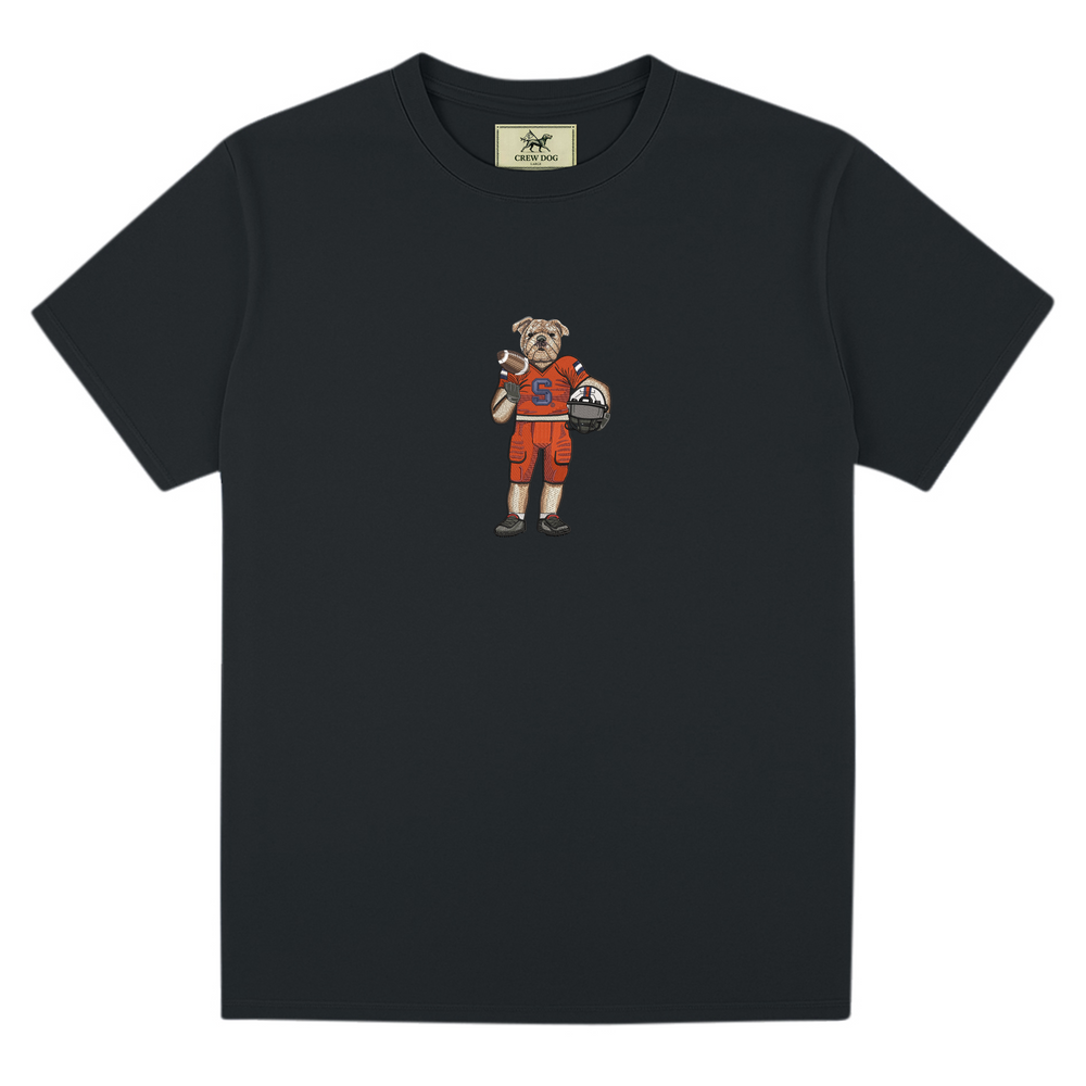 Syracuse University Football Embroidered Tee