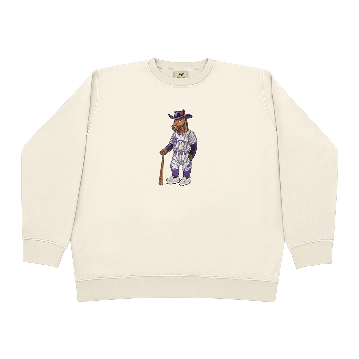Tarleton Baseball Embroidered Crewneck