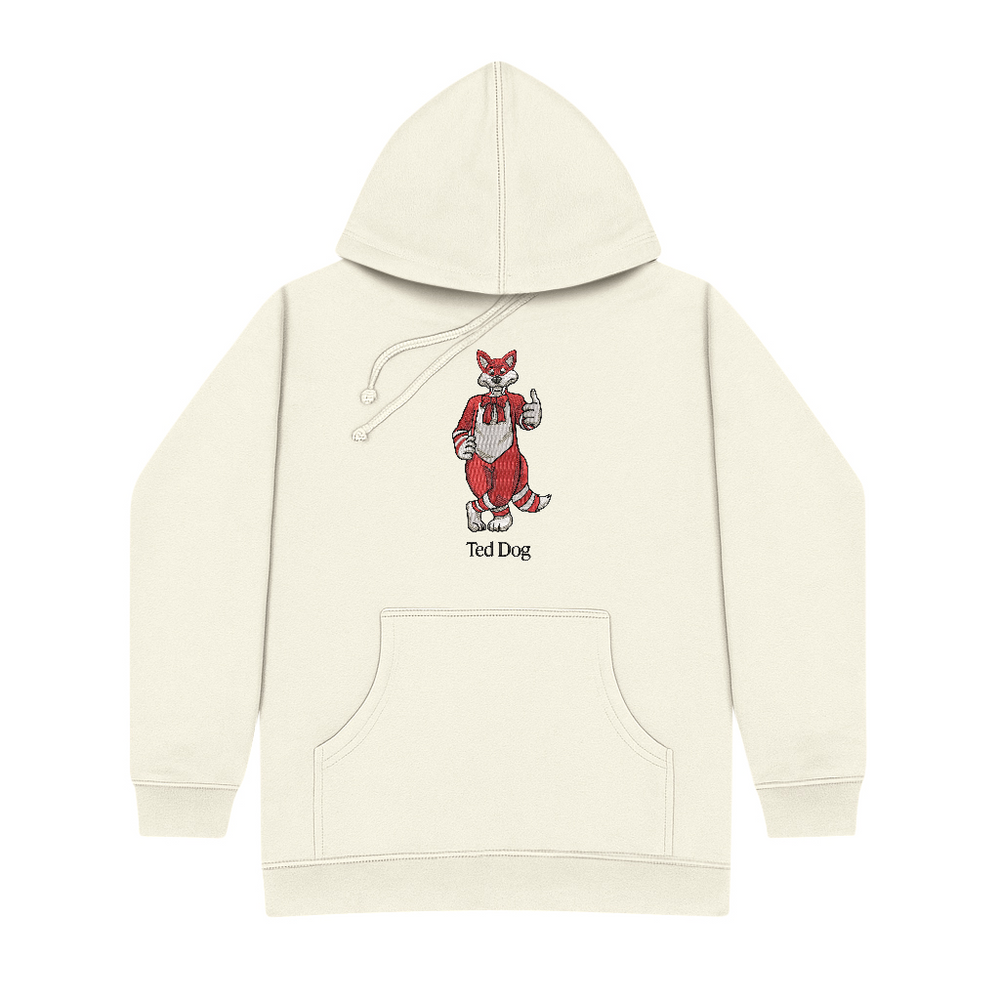
                      
                        Ted Dog Embroidered Hoodie
                      
                    