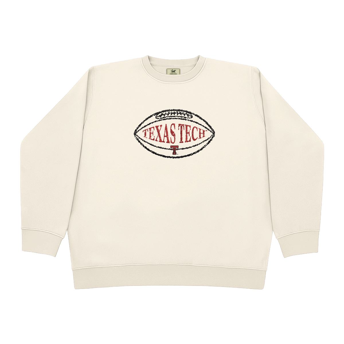 Texas Tech Heritage Embroidered Crewneck