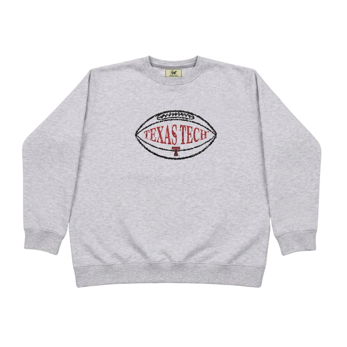 Texas Tech Heritage Embroidered Crewneck