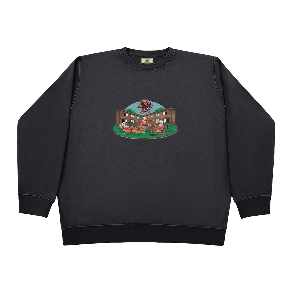 
                      
                        Boston College: The Mods Embroidered Crewneck
                      
                    