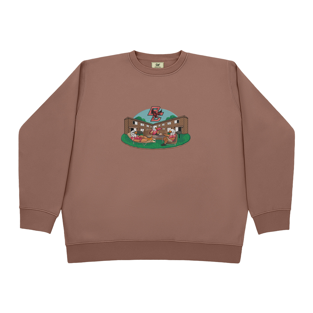 Boston College: The Mods Embroidered Crewneck