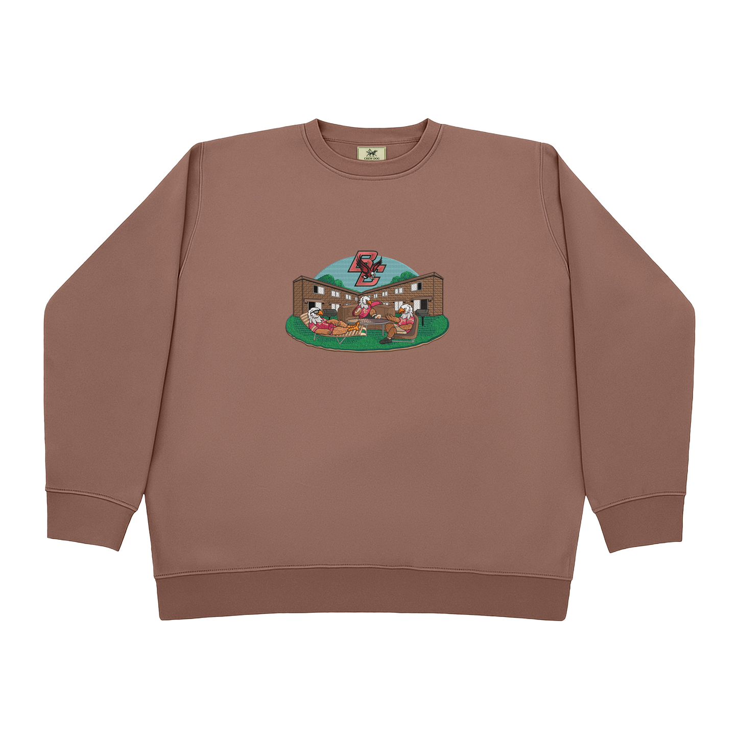 Boston College: The Mods Embroidered Crewneck