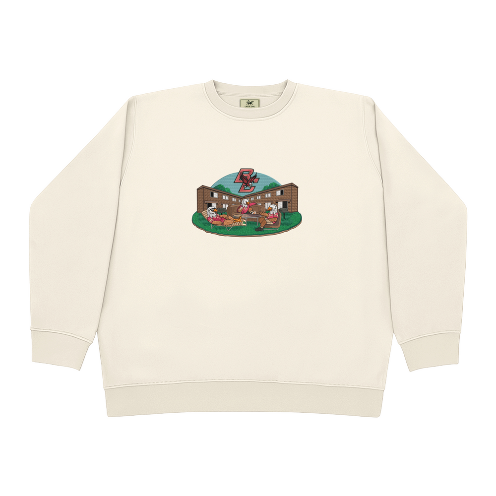
                      
                        Boston College: The Mods Embroidered Crewneck
                      
                    