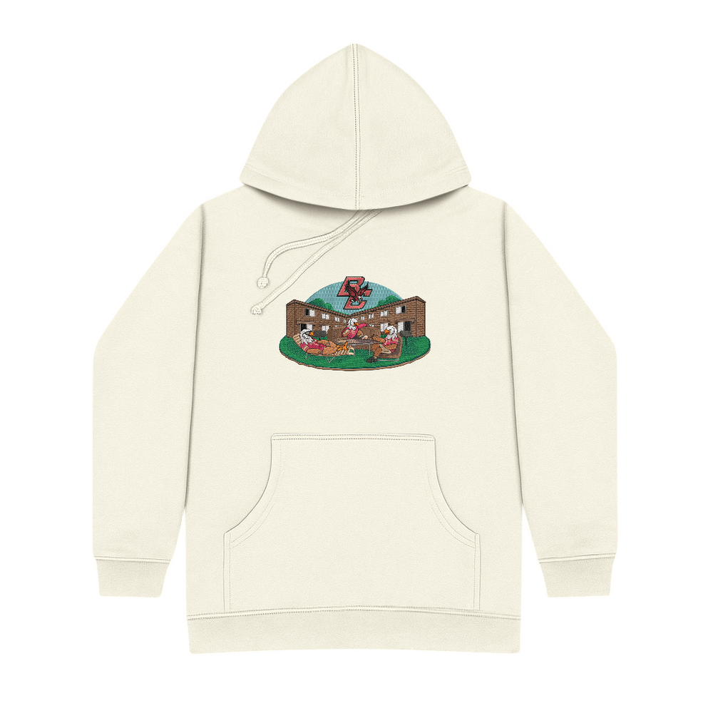 
                      
                        Boston College: The Mods Embroidered Hoodie
                      
                    