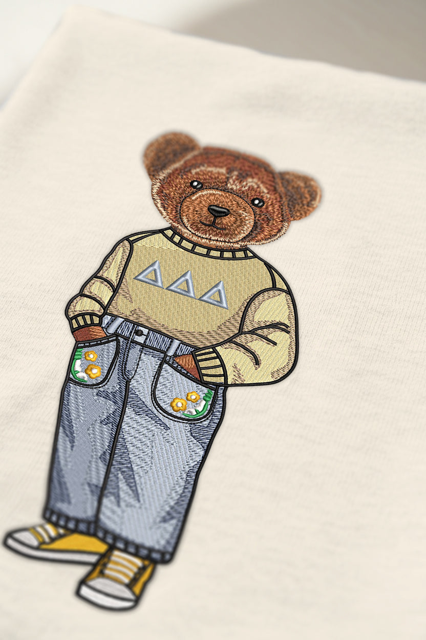 Tri Delta Original Embroidered Tee