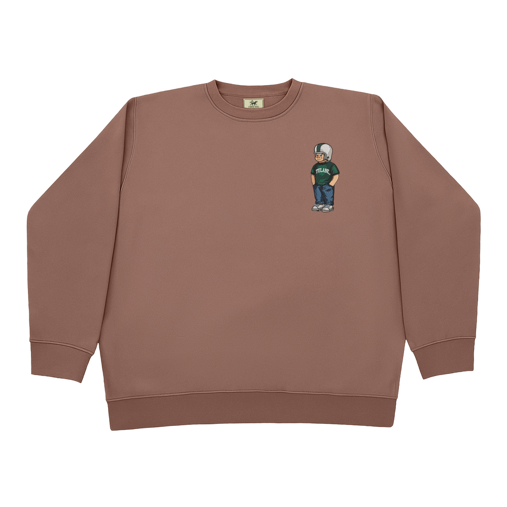 
                      
                        Tulane T-shirt Embroidered Crewneck
                      
                    