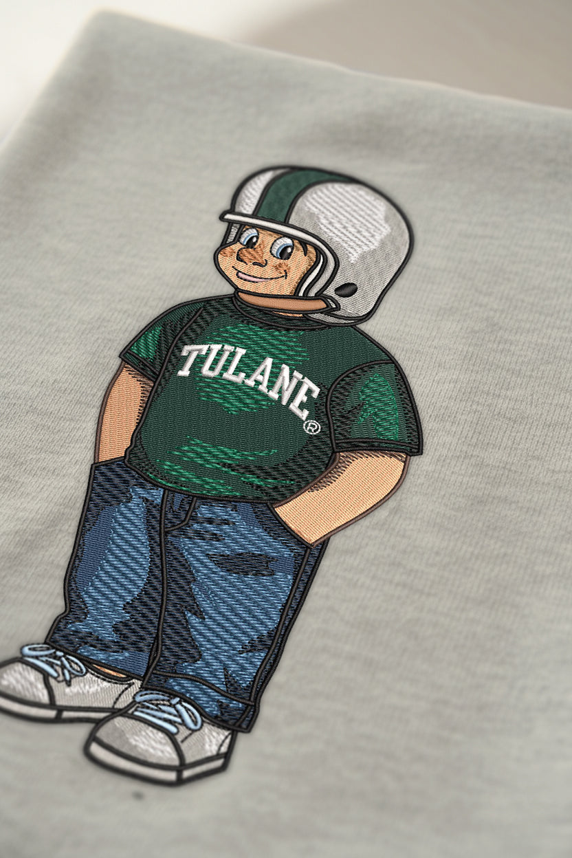 Tulane T-shirt  Embroidered Hoodie