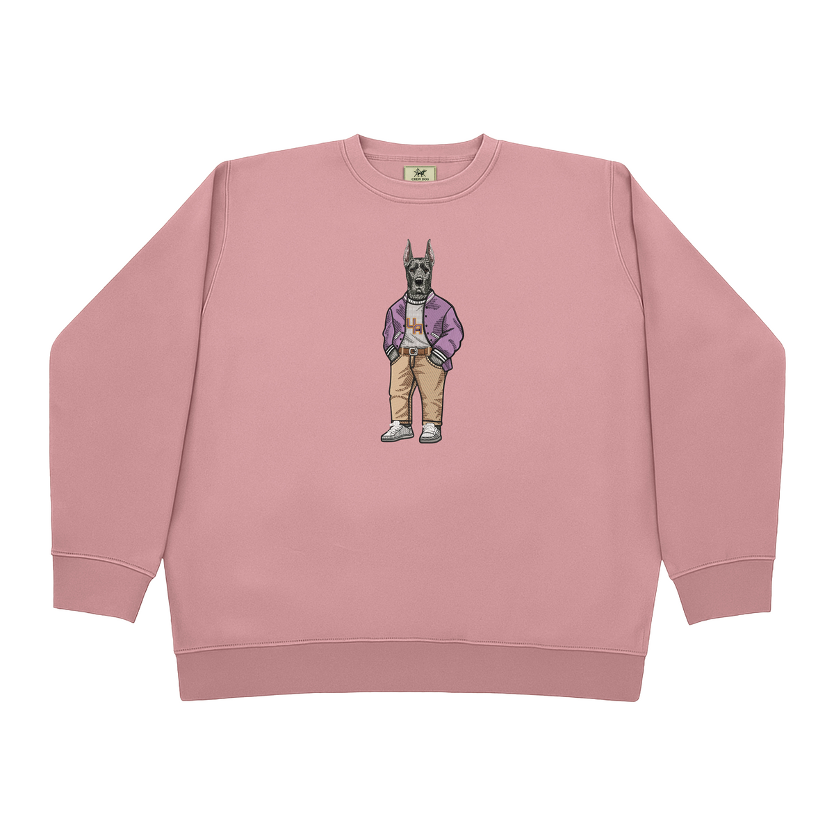 University of Albany Varsity Pink Crewneck