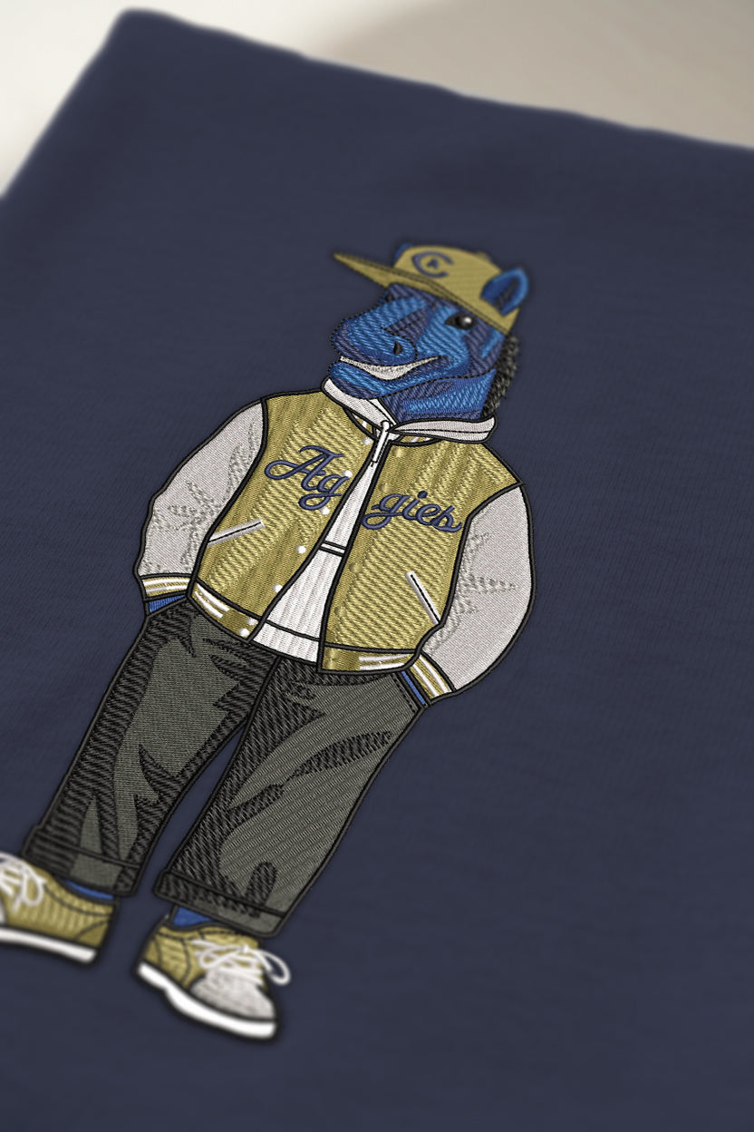 UC Davis Embroidered Crewneck