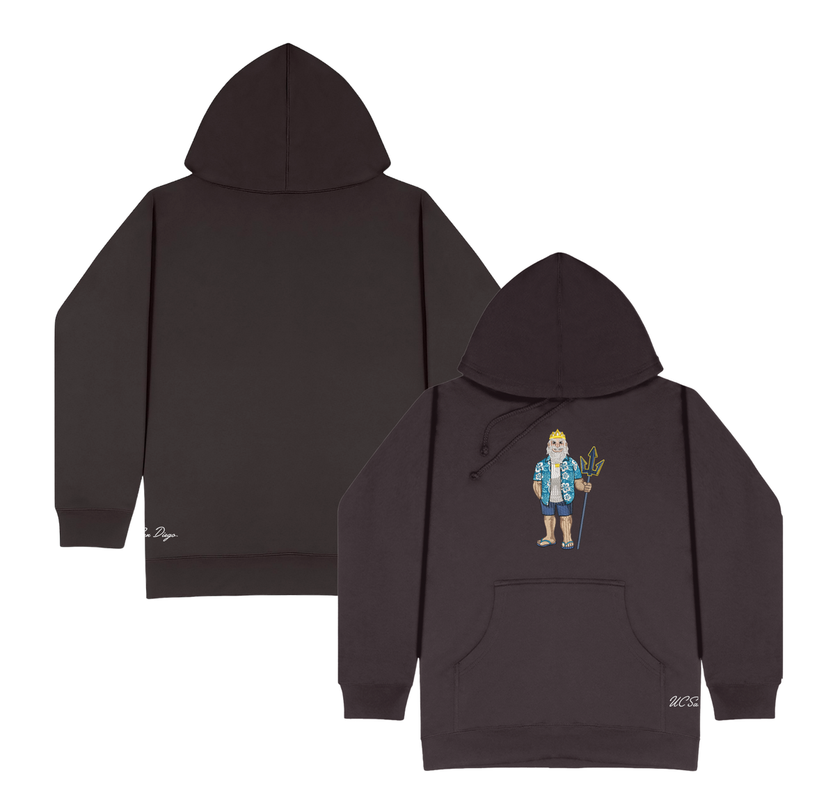 UC San Diego Hawaiian Shirt Embroidered Hoodie
