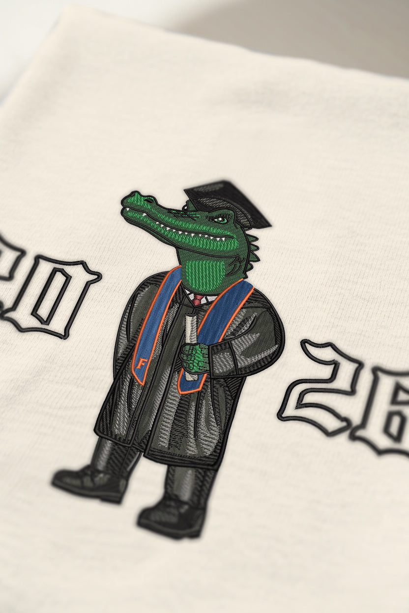 University of Florida Graduation 2026 Embroidered Crewneck