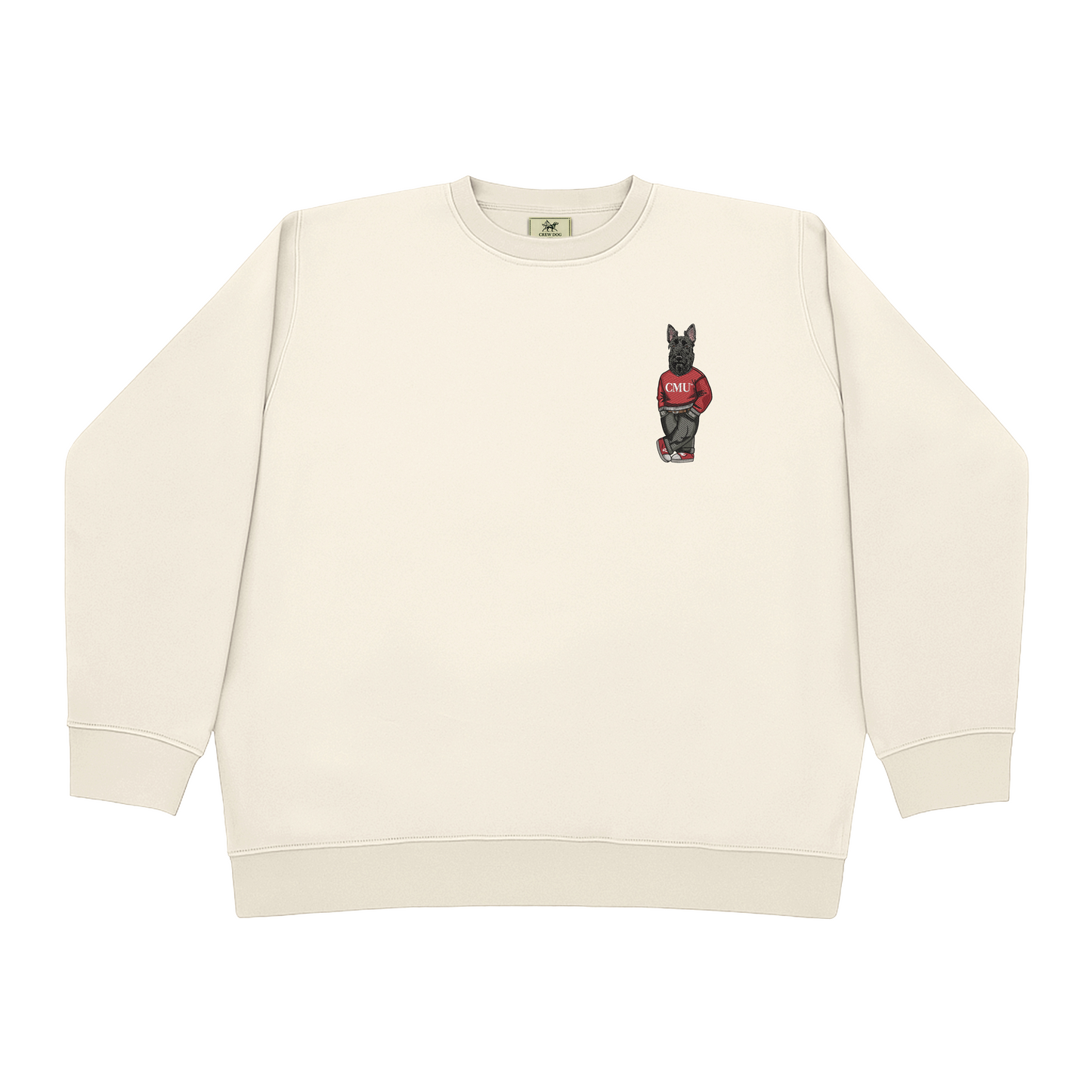 Carnegie Mellon University Embroidered Crewneck