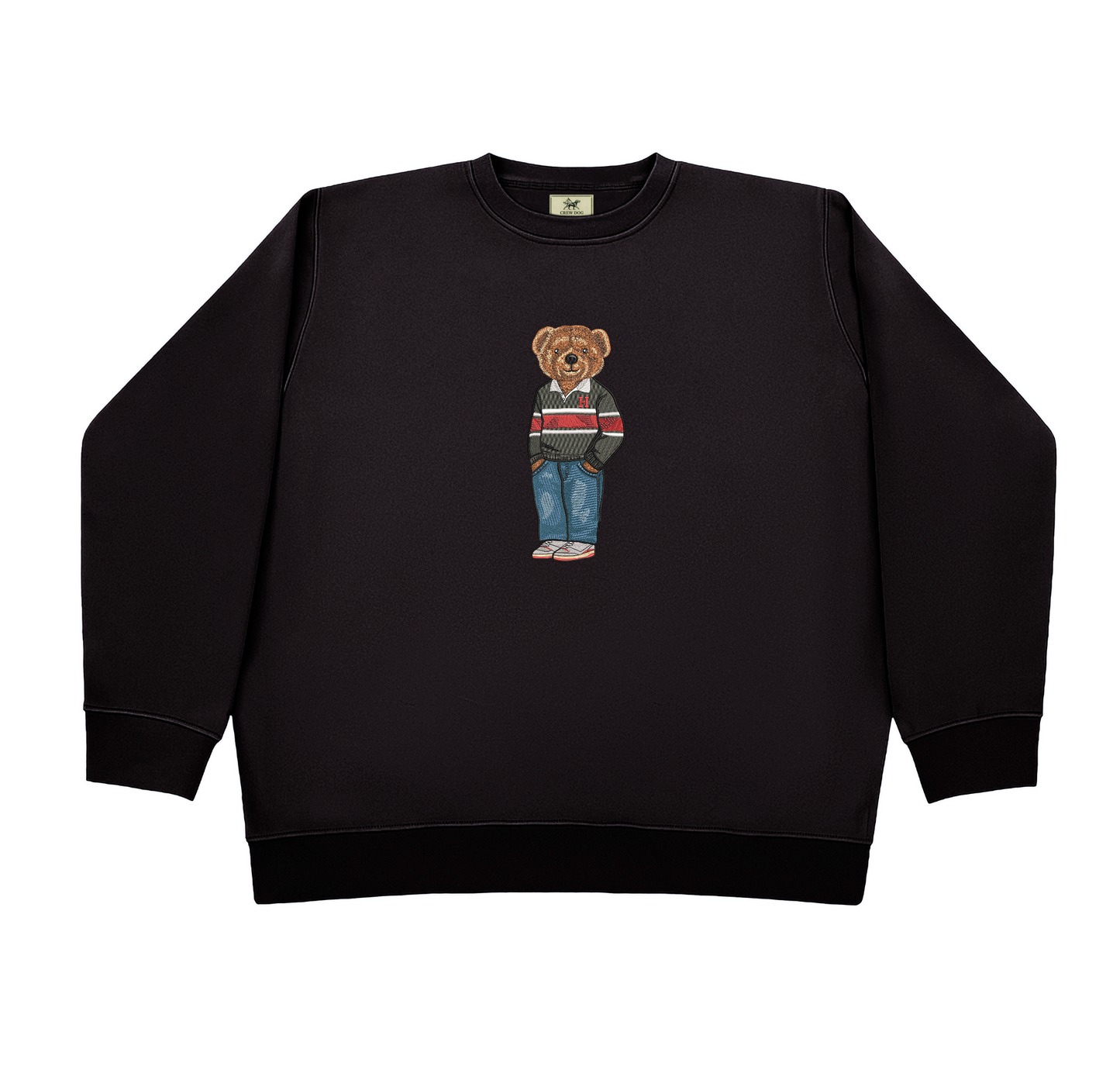 Harvard Rugby Sweater Embroidered Crewneck