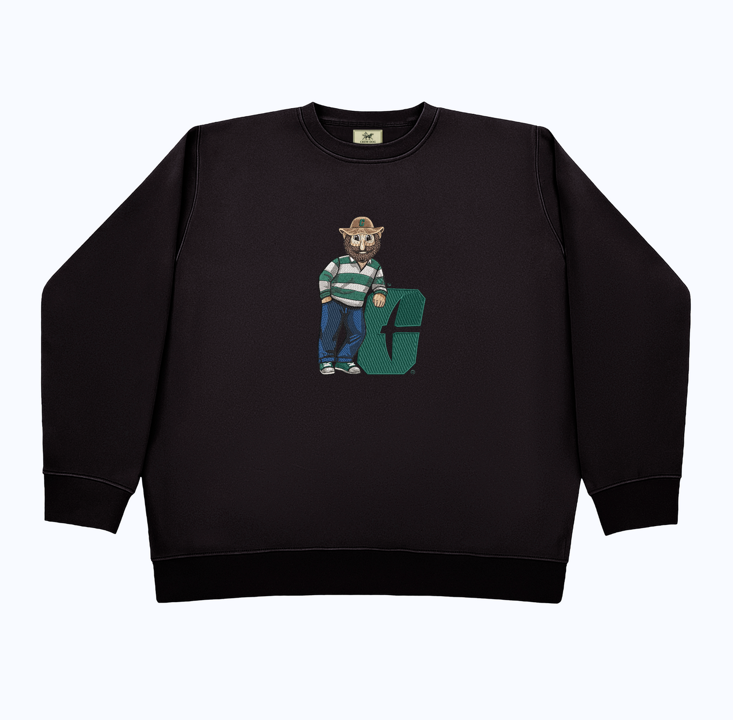 UNC Charlotte Letter Embroidered Crewneck