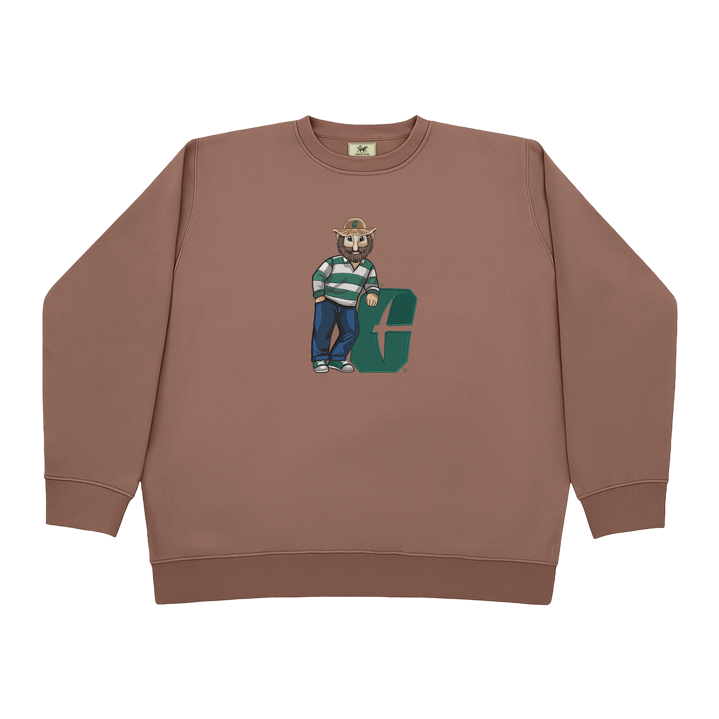 UNC Charlotte Letter Embroidered Crewneck