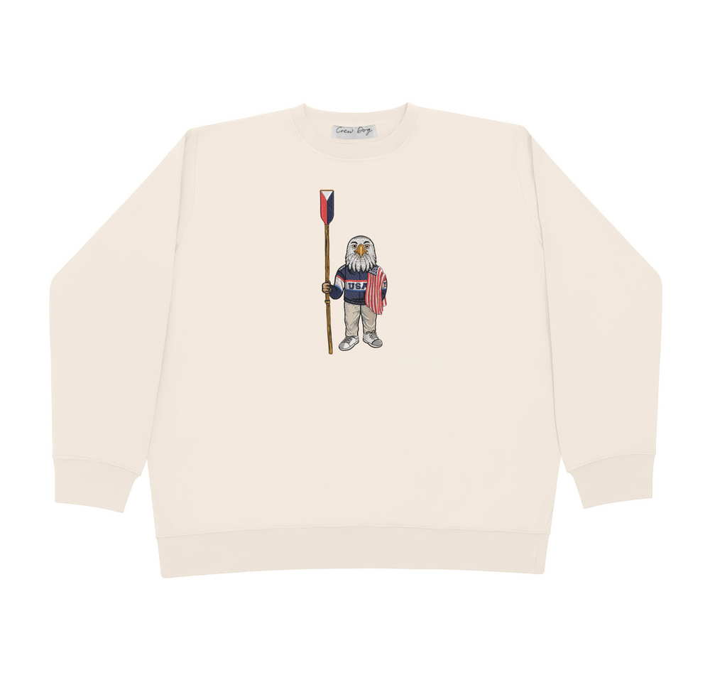 US National Rowing Team Embroidered Crewneck