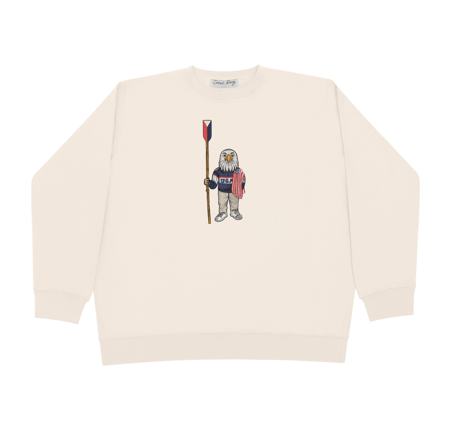 US National Rowing Team Embroidered Crewneck