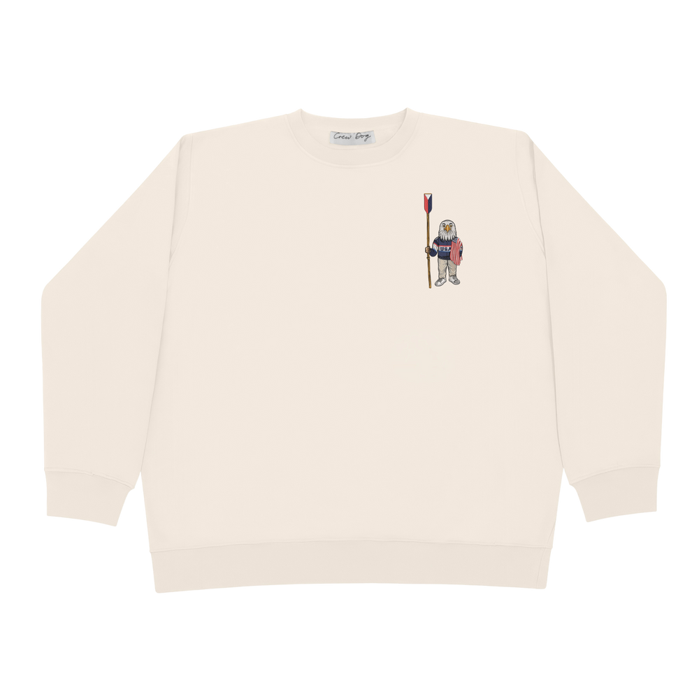 US National Rowing Team Embroidered Crewneck