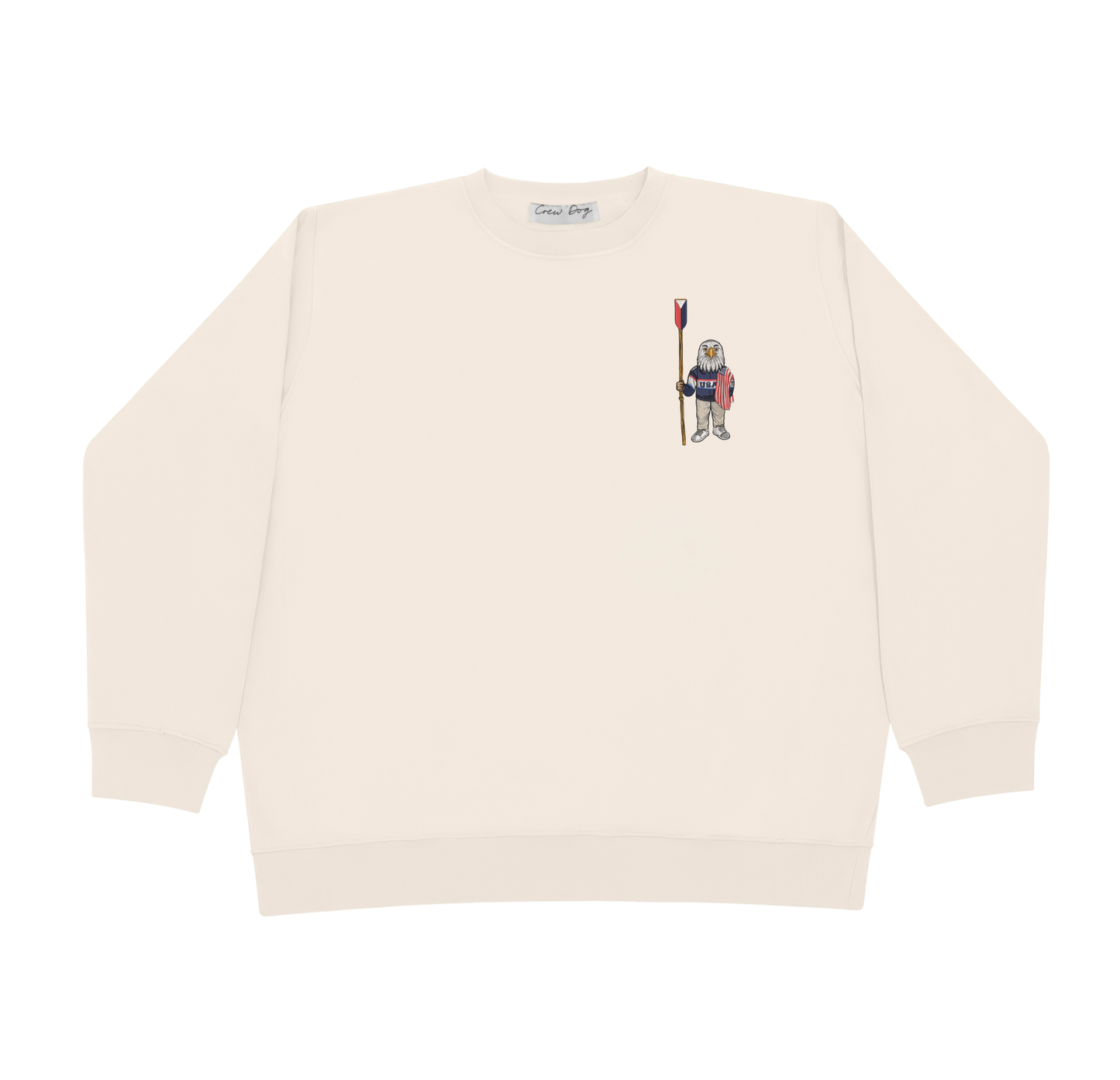 US National Rowing Team Embroidered Crewneck