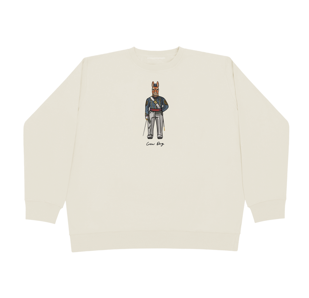 Embroidered Army Crewneck