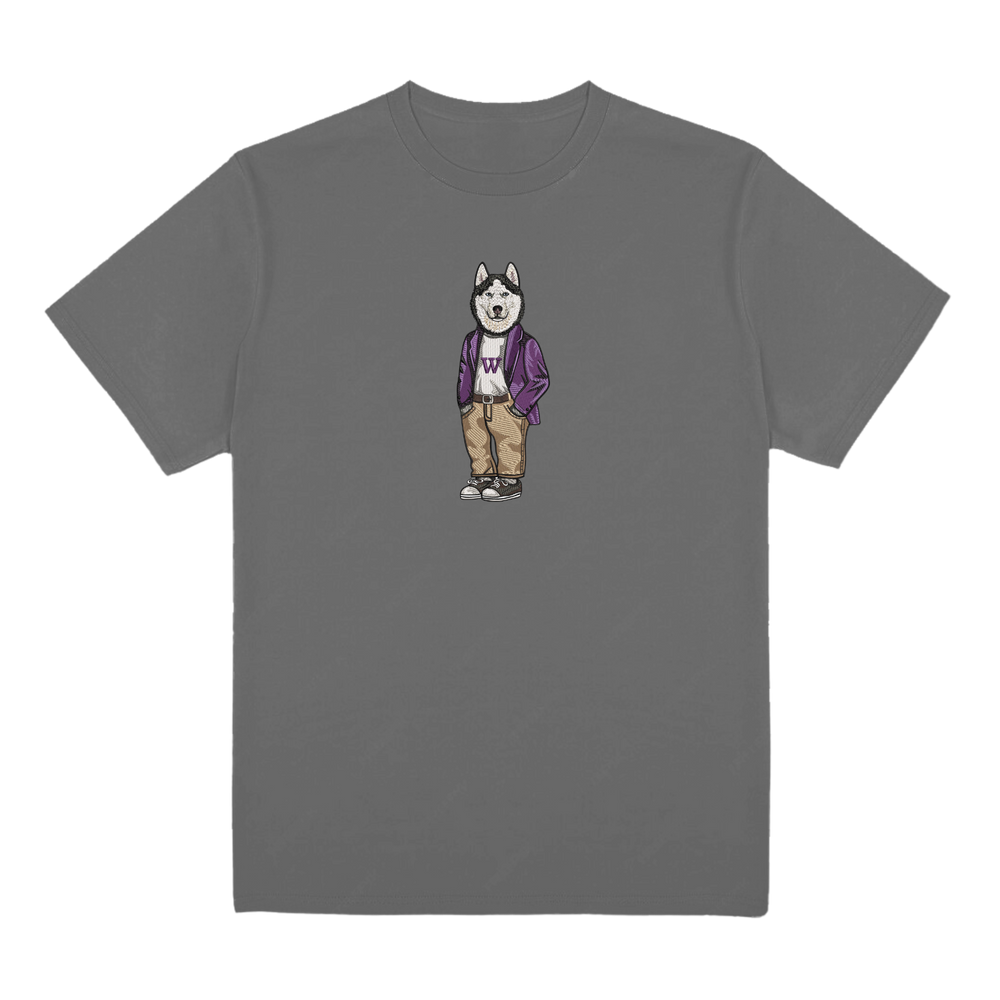 University of Washington Coat Embroidered Tee
