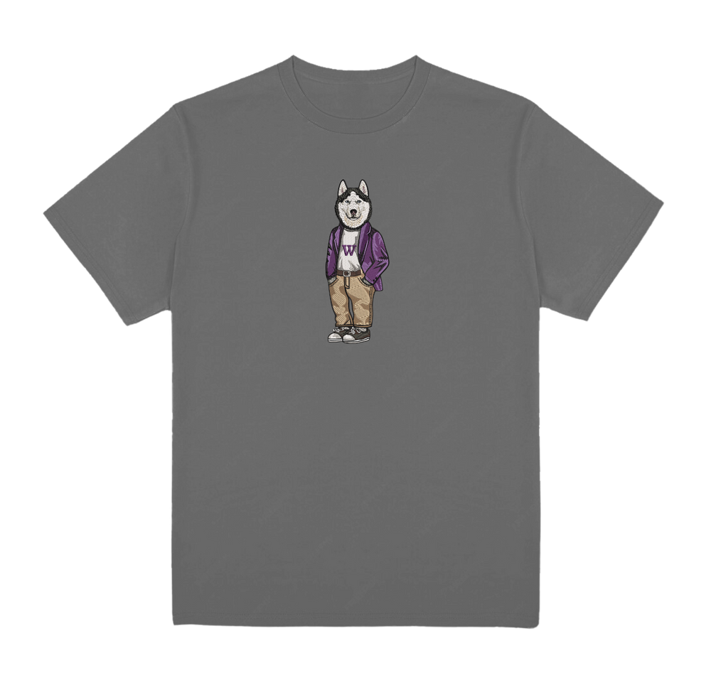 University of Washington Coat Embroidered Tee