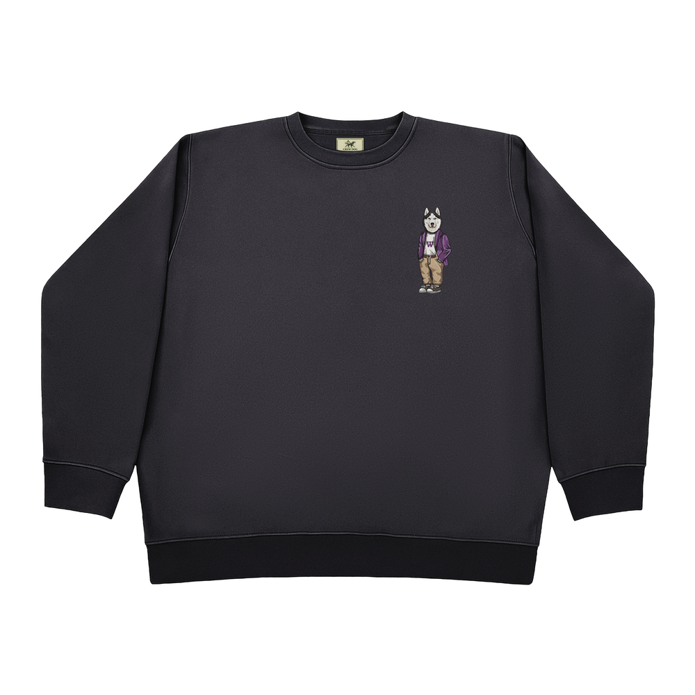 
                      
                        University of Washington Coat Embroidered Crewneck
                      
                    