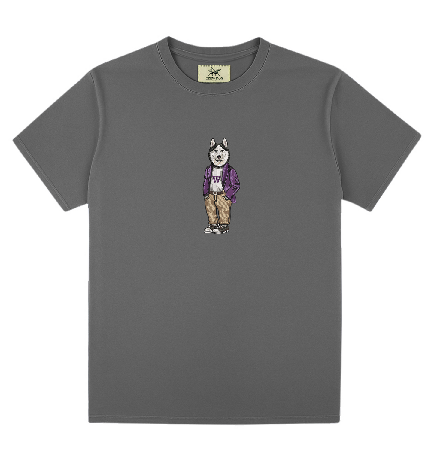 University of Washington Coat Embroidered Tee