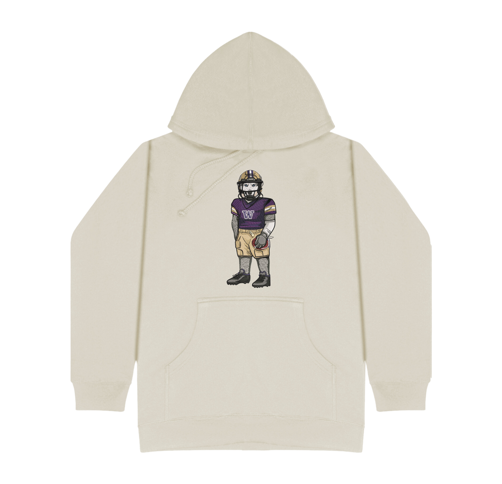 University of Washington Football Embroidered Hoodie