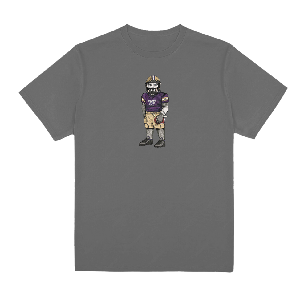University of Washington Football Embroidered Tee
