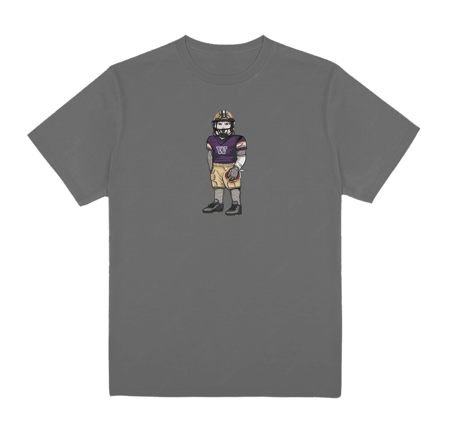 University of Washington Football Embroidered Tee