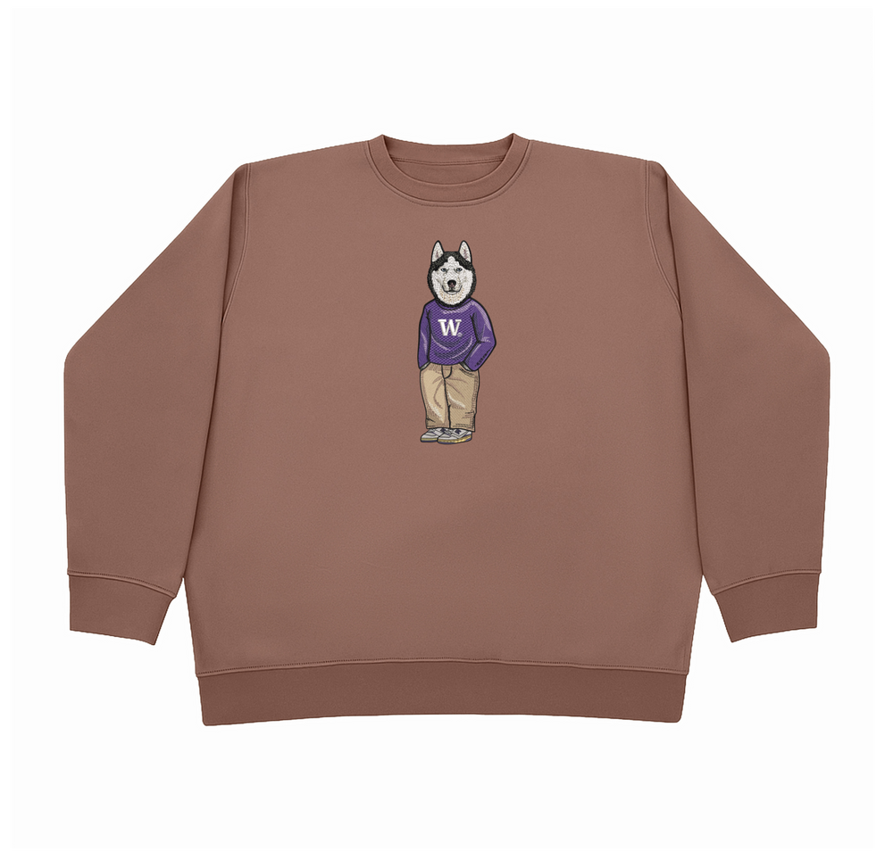 University of Washington Sweater Embroidered Crewneck
