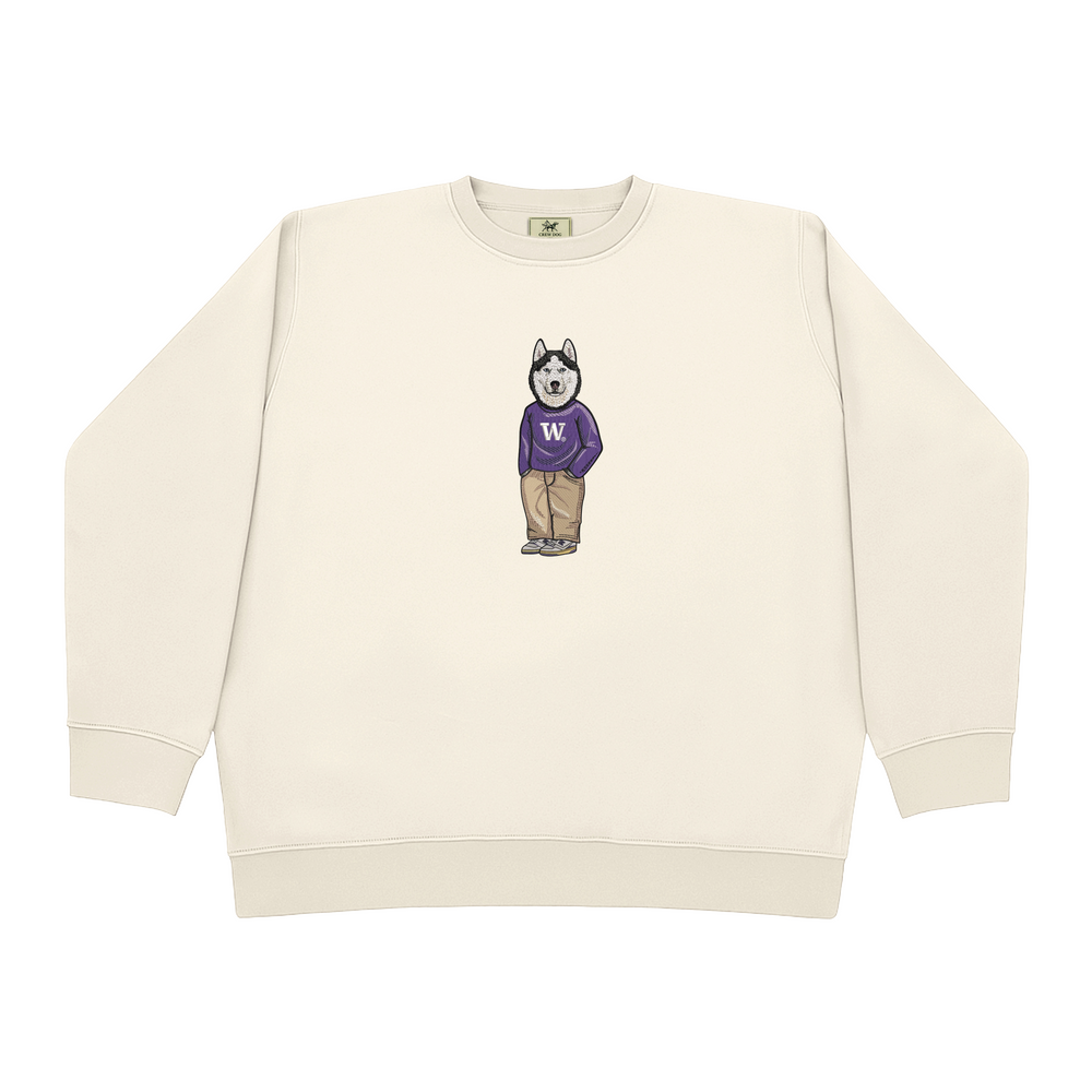 
                      
                        University of Washington Sweater Embroidered Crewneck
                      
                    