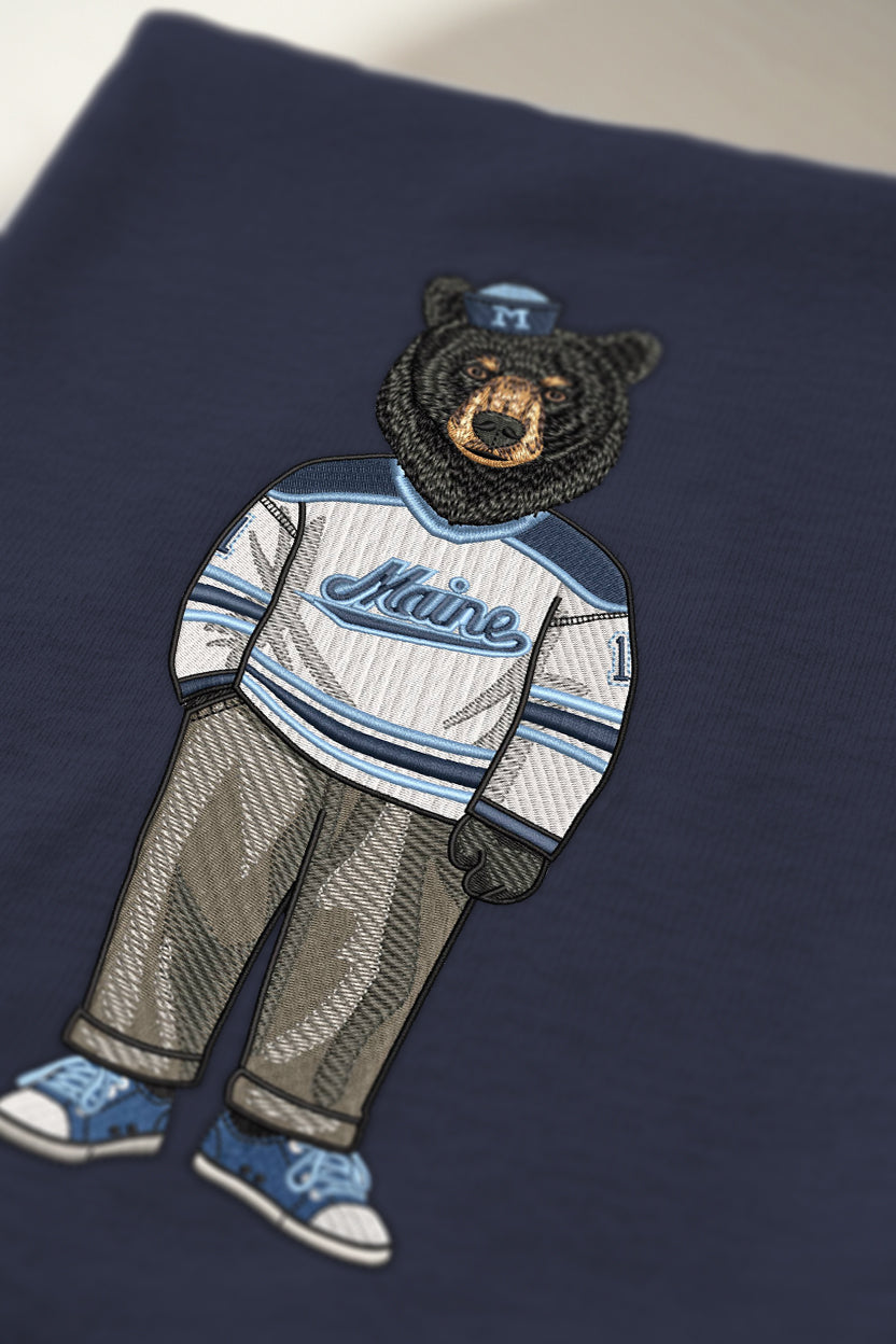 UMaine Original Embroidered Crewneck