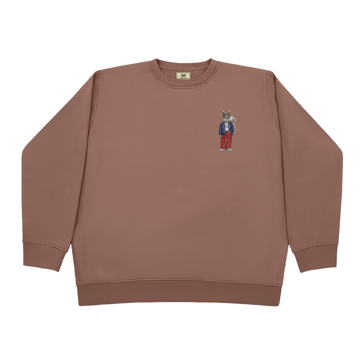 Penn Zip-Up Embroidered Crewneck