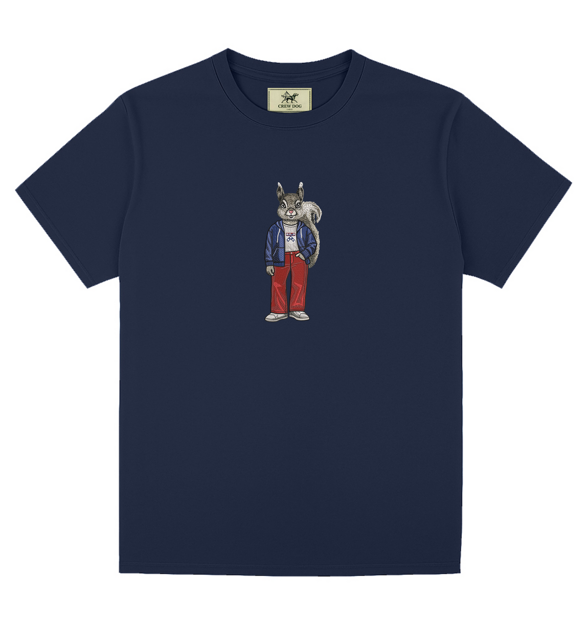 Penn Zip-Up Embroidered Tee