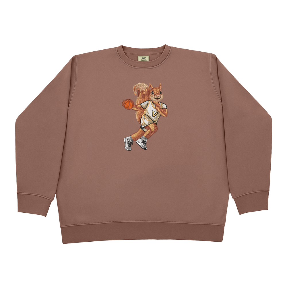 Vanderbilt Basketball Embroidered Crewneck