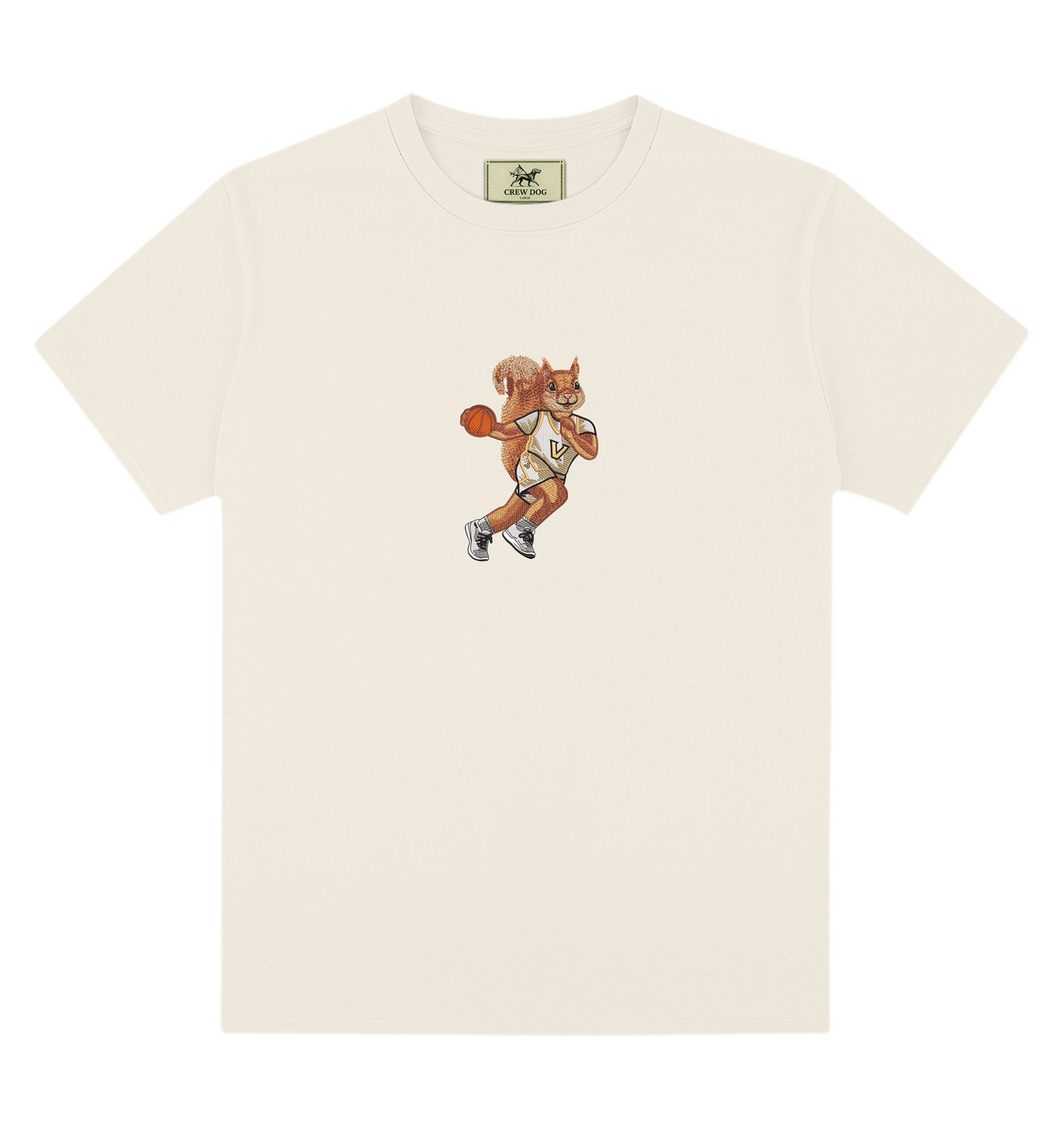 Vanderbilt Basketball Embroidered Tee