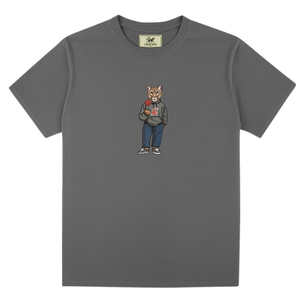 Washington State University Apple Embroidered Tee