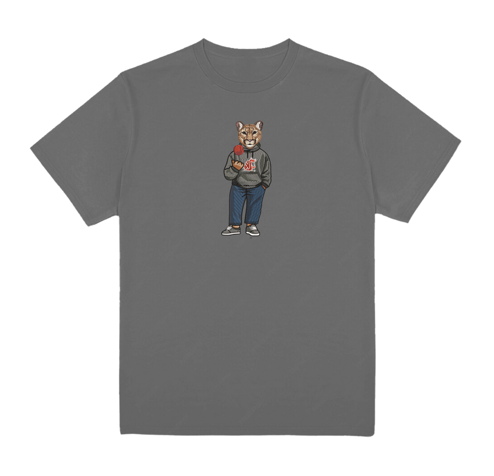Washington State University Apple Embroidered Tee