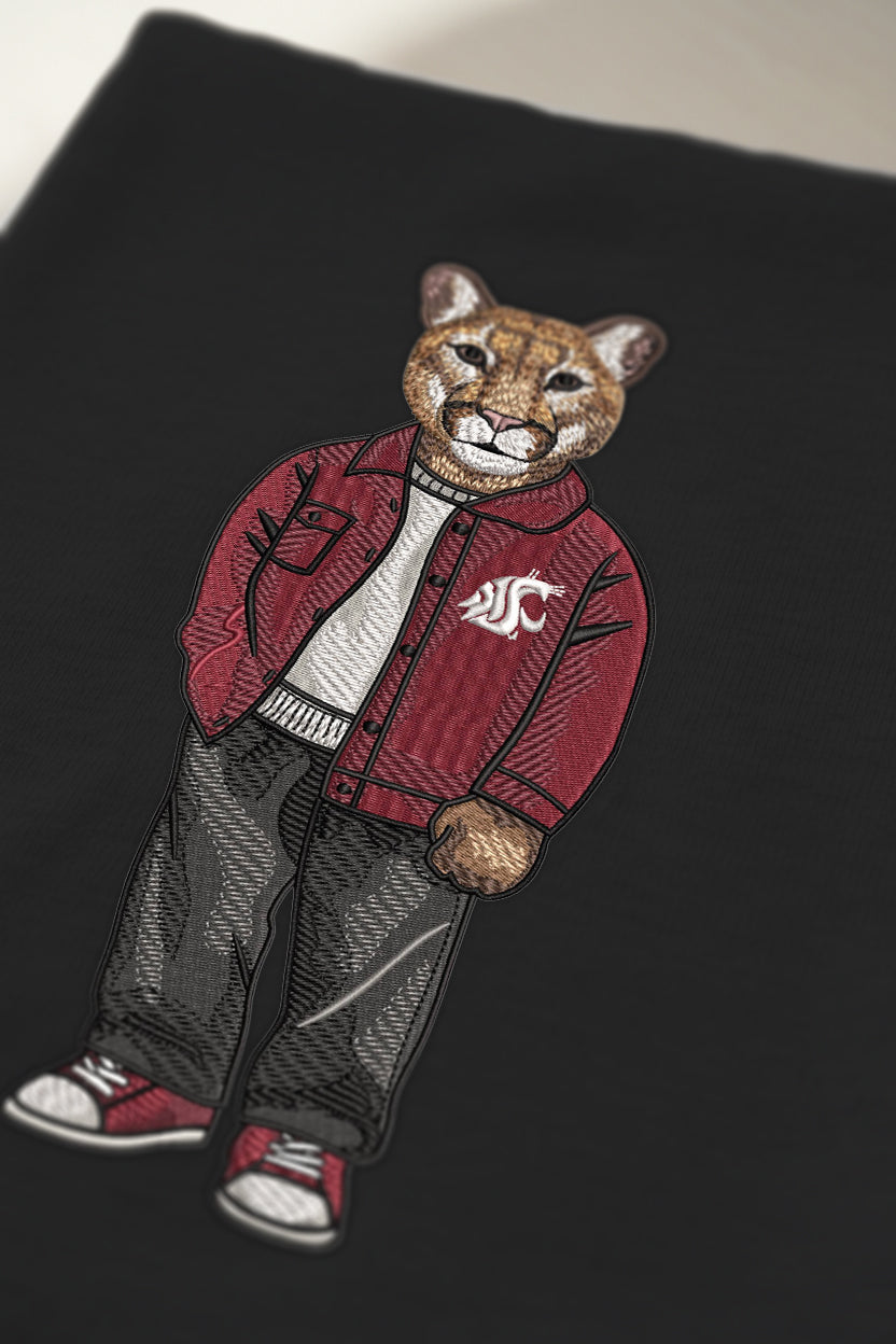 WSU Jacket Embroidered Tee